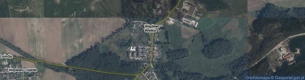 Zdjęcie satelitarne Waplewo Wielkie ul.